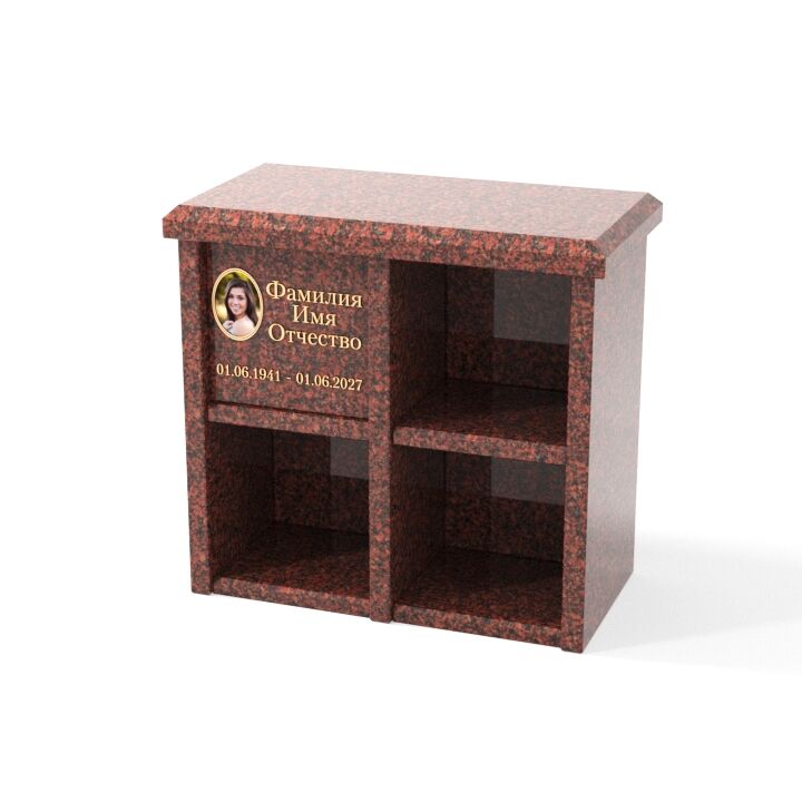 Четырехъячеечный колумбарий ЧК-06 1 Четырехъячеечный колумбарий ЧК-06